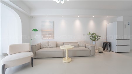 13.2w搞定125m²現代奶油風的家 | 麗爾曼頓全房全屋定制