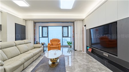 10.8w打造現(xiàn)代簡約風(fēng)格的家126m² | 麗爾曼頓全房全屋定制