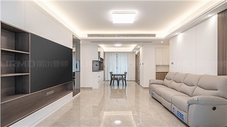 11w打造現(xiàn)代極簡風(fēng)格的家143m² | 麗爾曼頓全房全屋定制